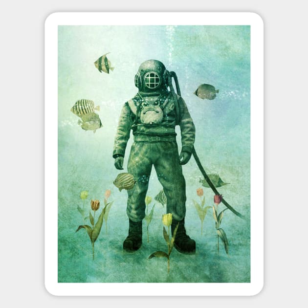 Deep Sea Garden Sticker by Terry Fan